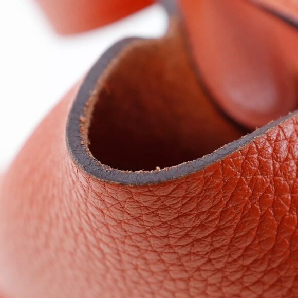 HERMES Picotin LockPM Handbag Orange / SilverHardware Taurillon Clemence Women - Picture 7 of 11